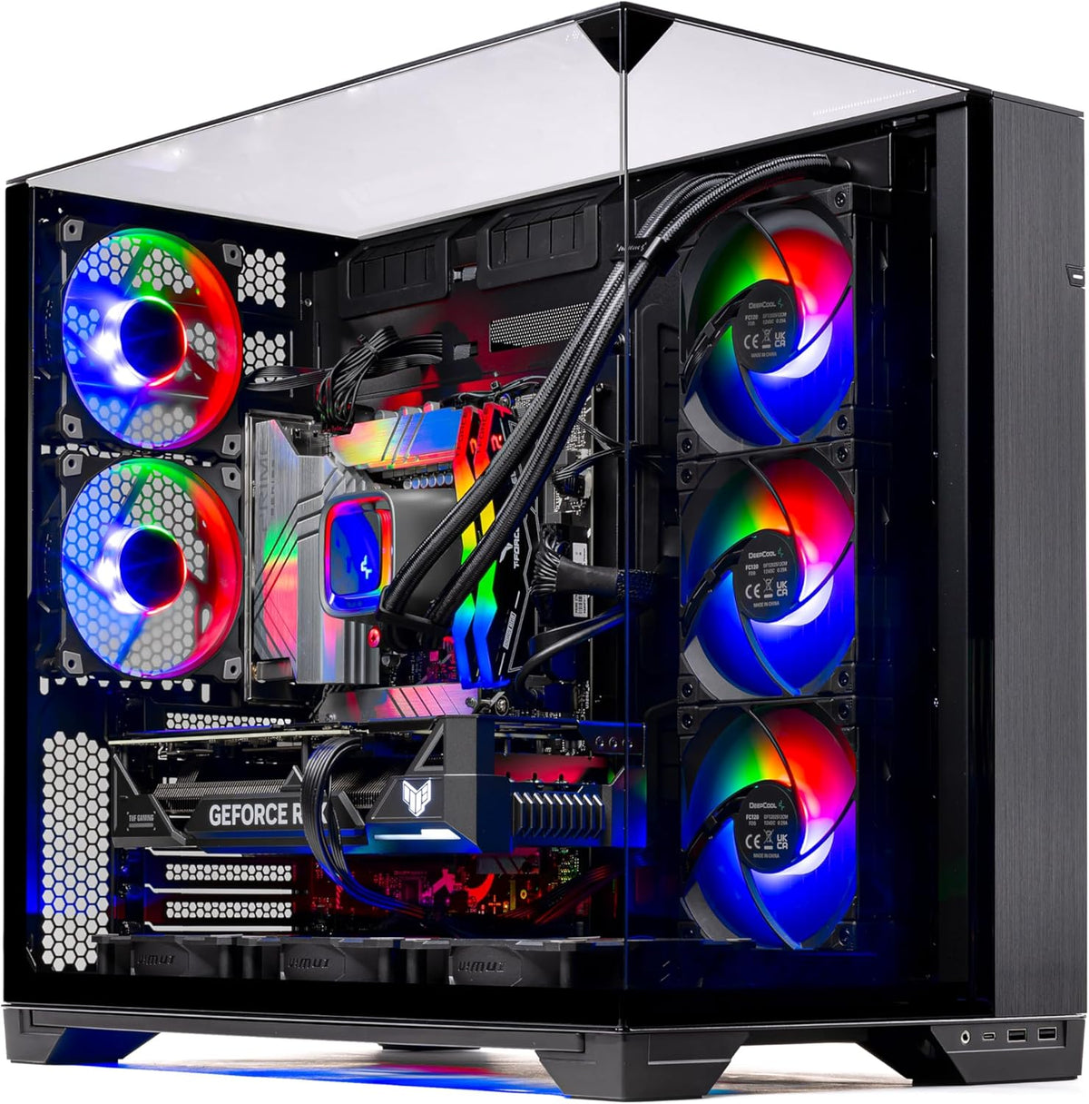 Ryzen 7 7700X RTX 4070 Ti Super 16GB 1TB Gen4 SSD 32GB DDR5 RAM 750W Gold PSU Gaming PC W64206