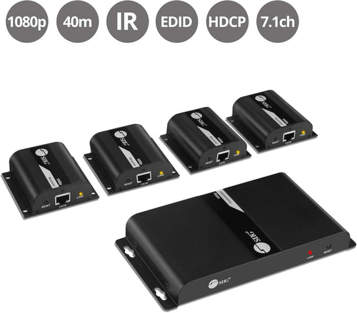 1080p HDMI Extender Splitter Over CAT5e/CAT6 Ethernet 1x4 Port H416599