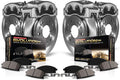 Front and Rear Caliper Kit with Brake Rotor and Brake Pads Y156763
