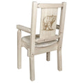 Laser Engraved Bear Design Captain's Chair U571