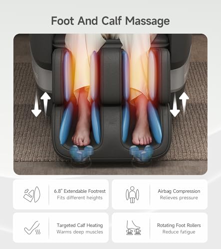 Black Full Body Massage Chair with Dual Core S-Track, Zero Gravity Recliner K91467