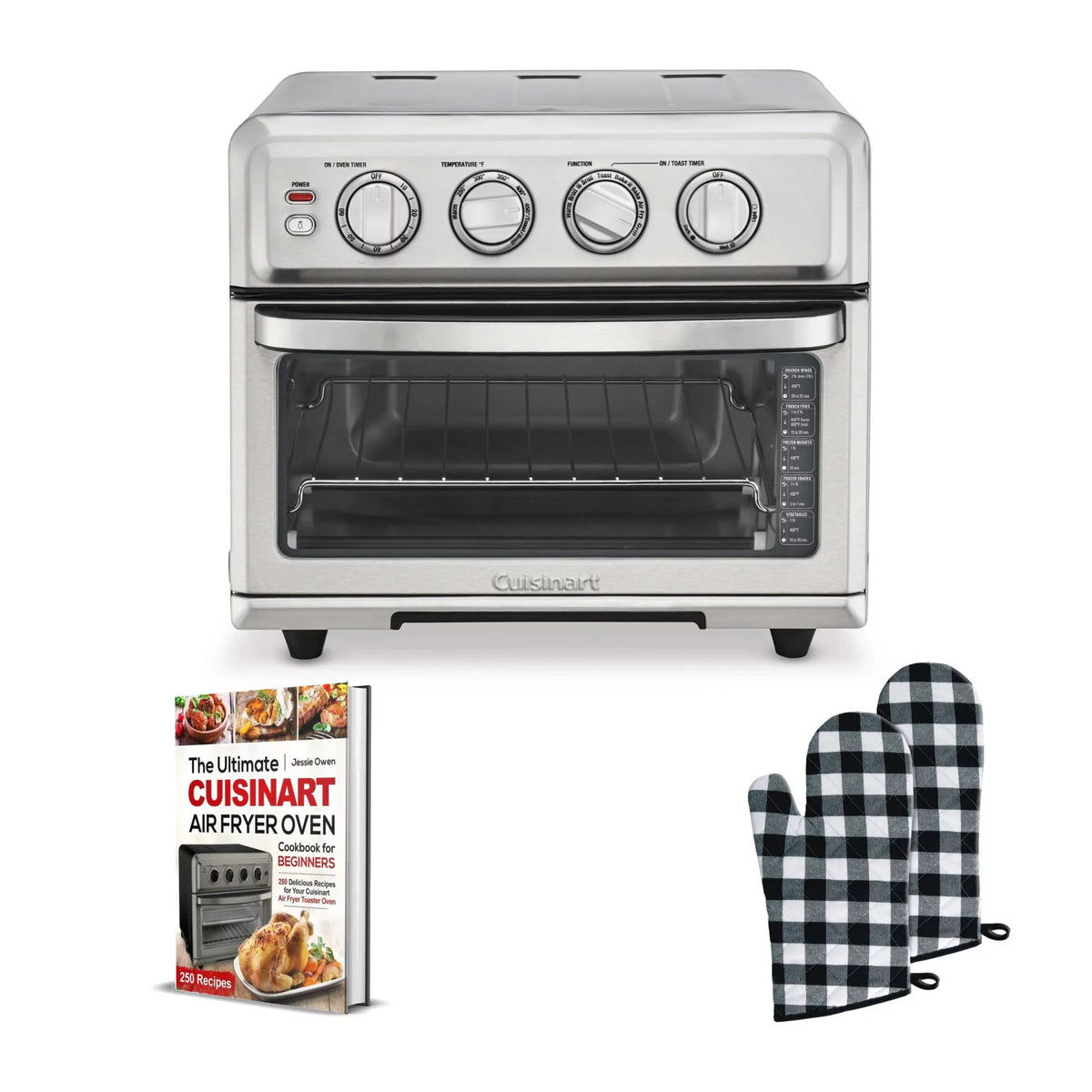 Stainless Steel Airfryer Toaster Oven with Grill Z486525