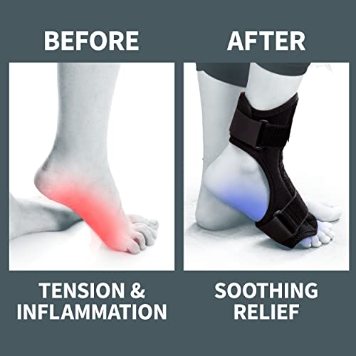 Plantar Fasciitis Night Splint Compression Foot Sleeve Adjustable Arch Support Foot Brace Z55718
