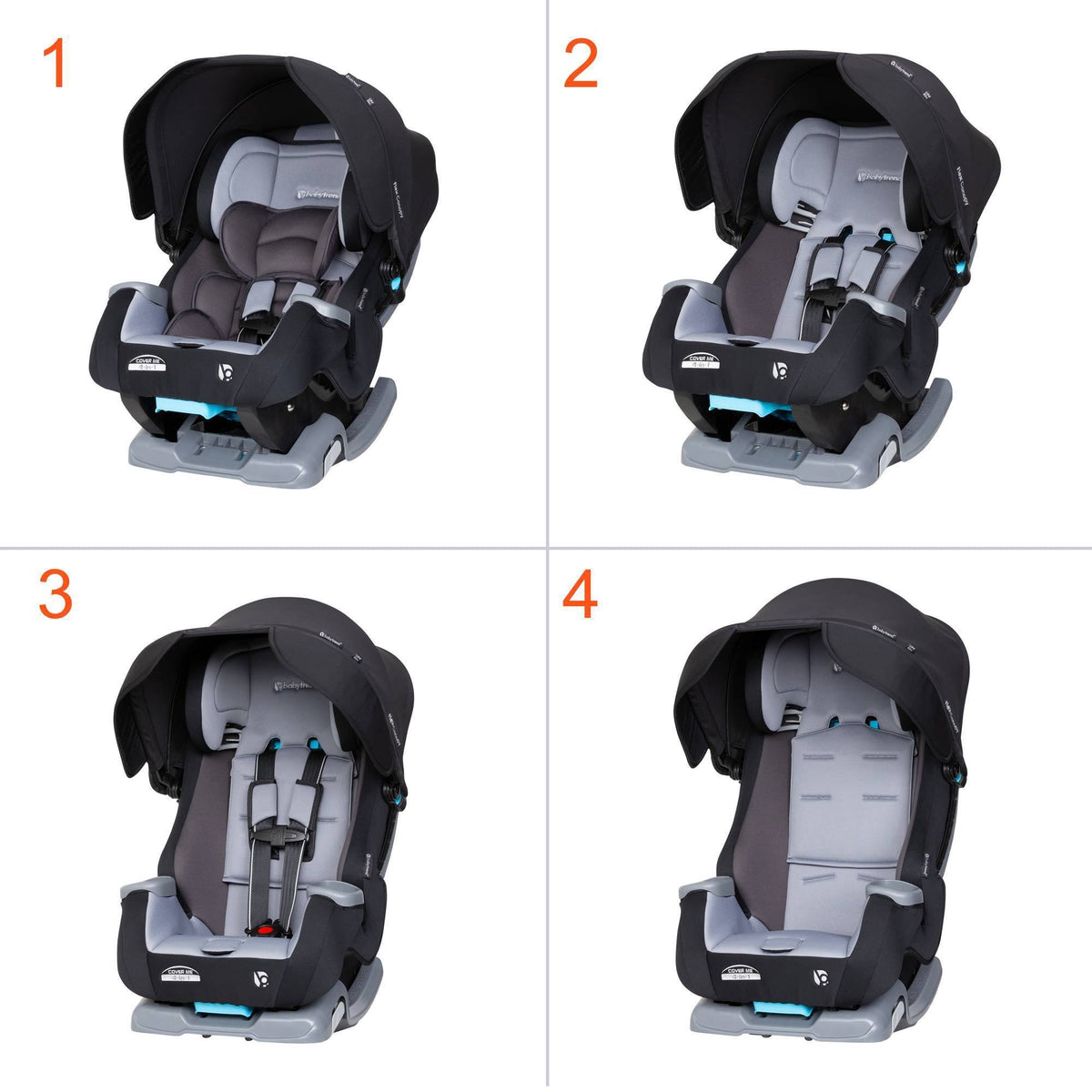 4-in-1 Convertible Car Seat O87418