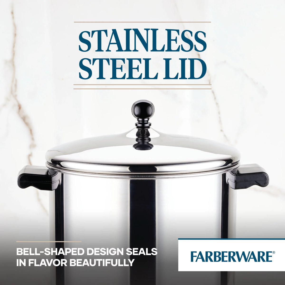 15 Piece Stainless Steel Pots and Pans Set F649