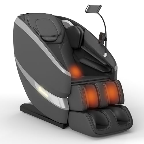 Black Full Body Massage Chair with Dual Core S-Track, Zero Gravity Recliner K91467