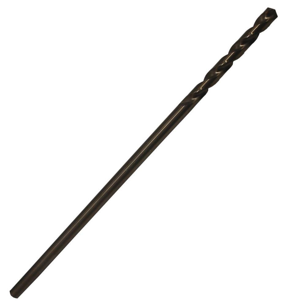 12-Piece #24 x 6-in Cobalt Twist Drill Bit Stainless Steel P795
