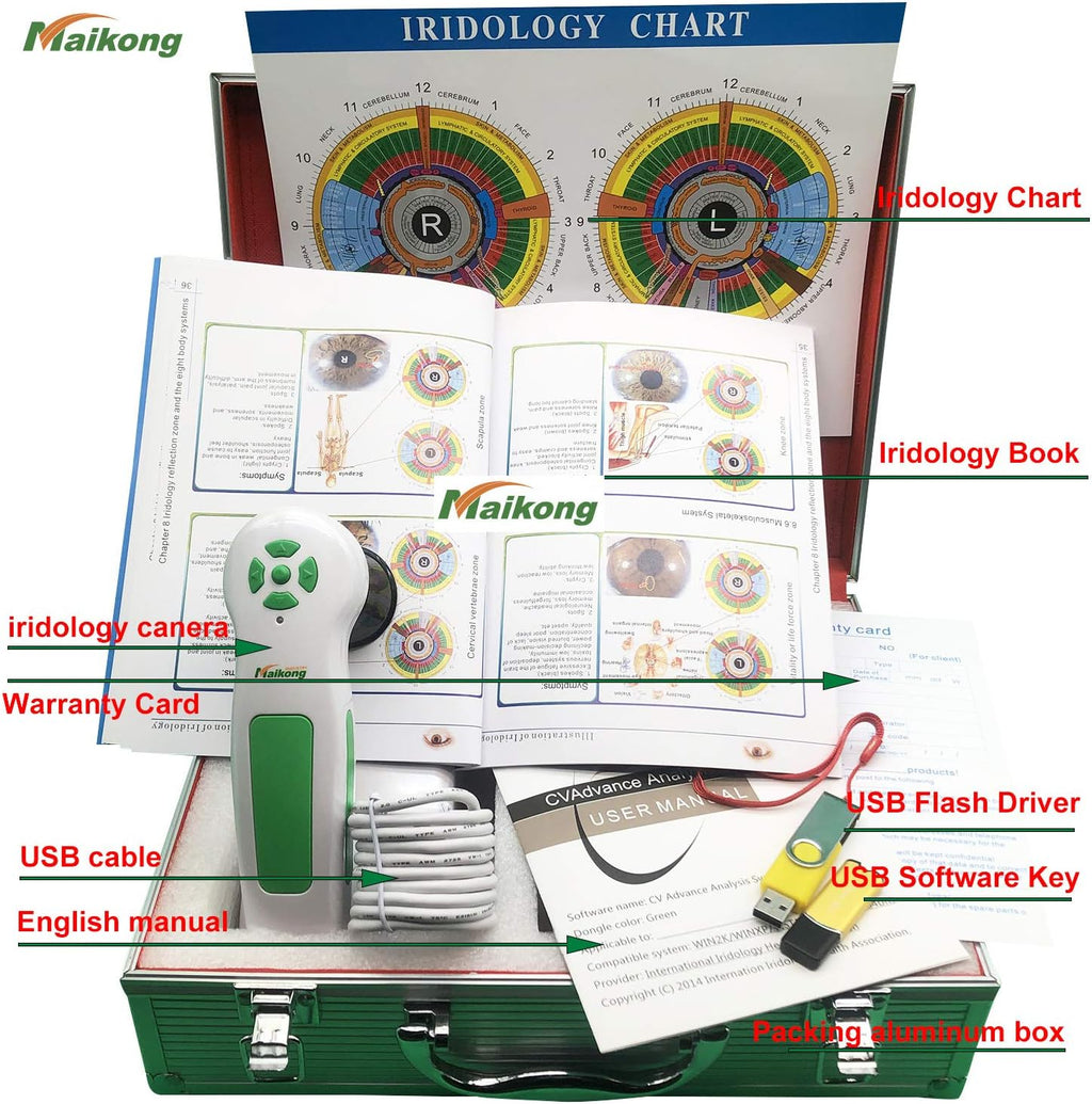 12 MP High Resolution USB Iriscope Camera with 30x Iris Lens K844