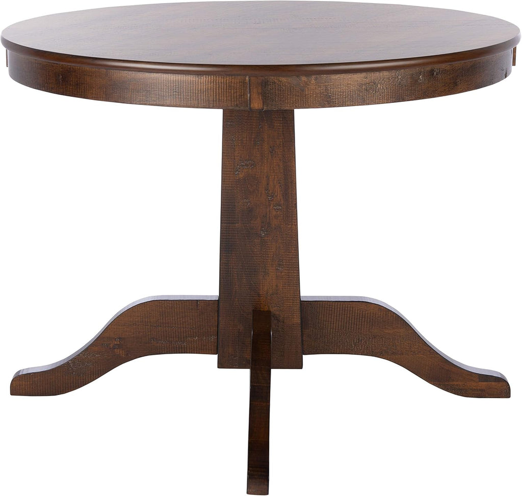 Rustic Café Brown Round Dining Table F850716