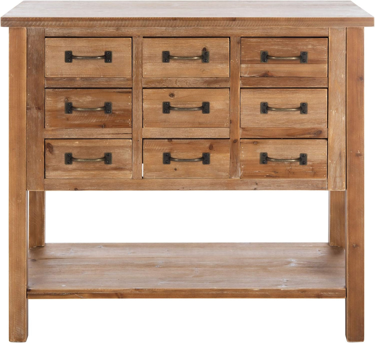 Natural Oak 9 Drawer Chest N583