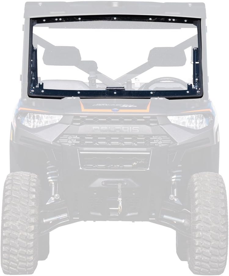 Heavy-Duty Scratch Resistant Flip Windshield Z6432