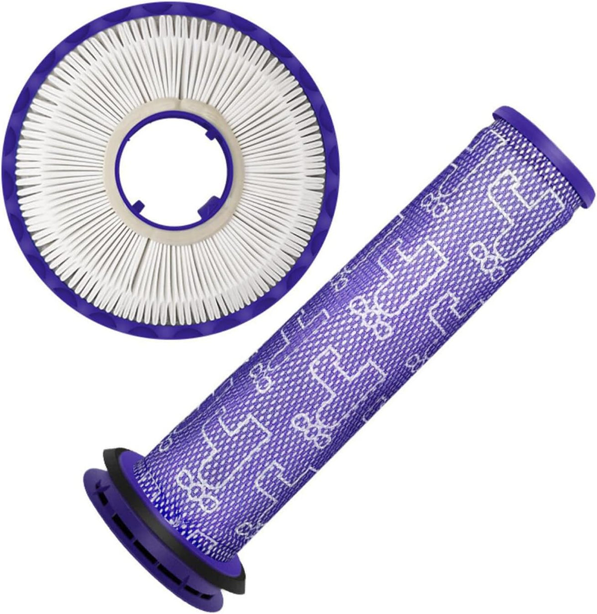 1 Pack Post Filters + 1 Pack Pre Filters Replacement for Dyson Vacuums R512891