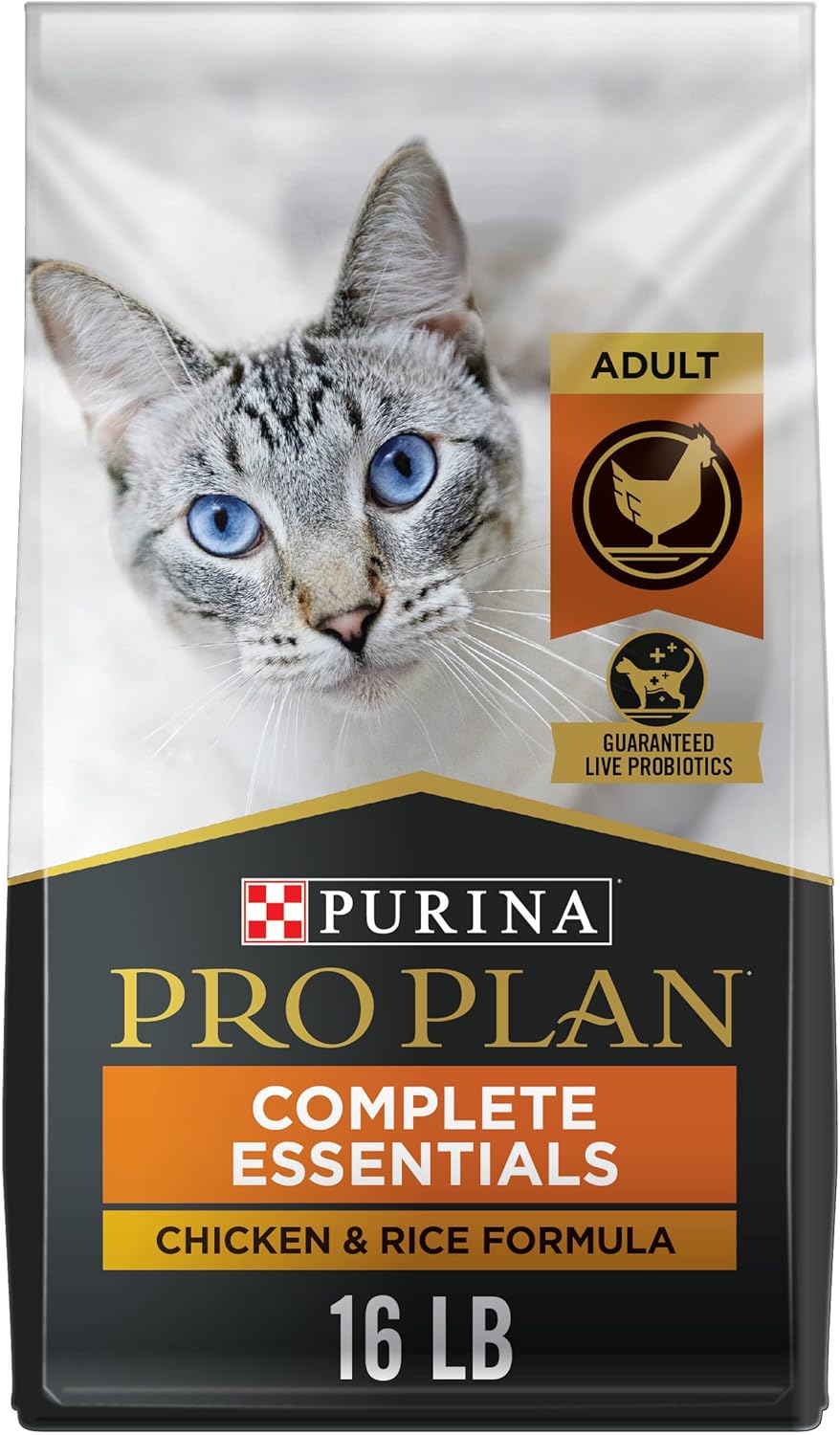 High Protein Chicken & Rice Dry Cat Food, Pack of 2 S425