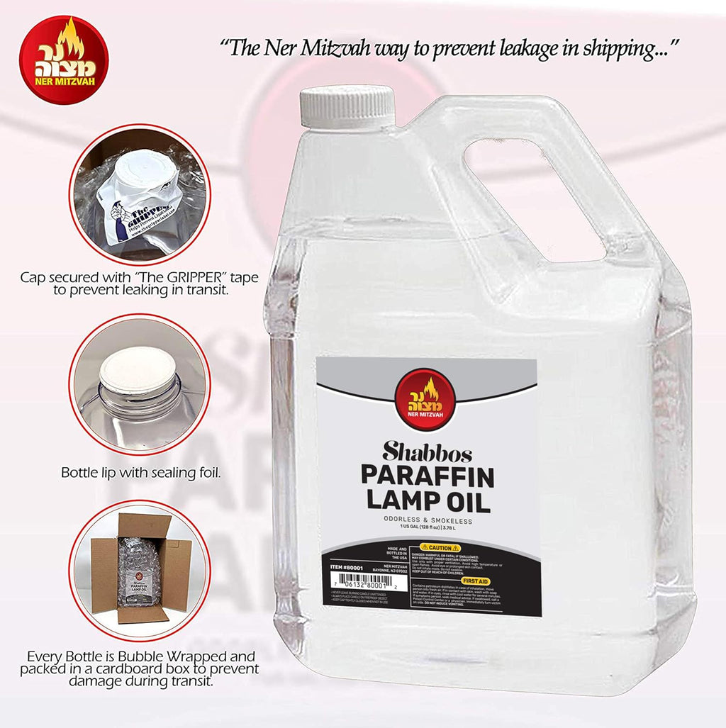 1 Gallon Clear Smokeless Odorless Paraffin Lamp Oil B849