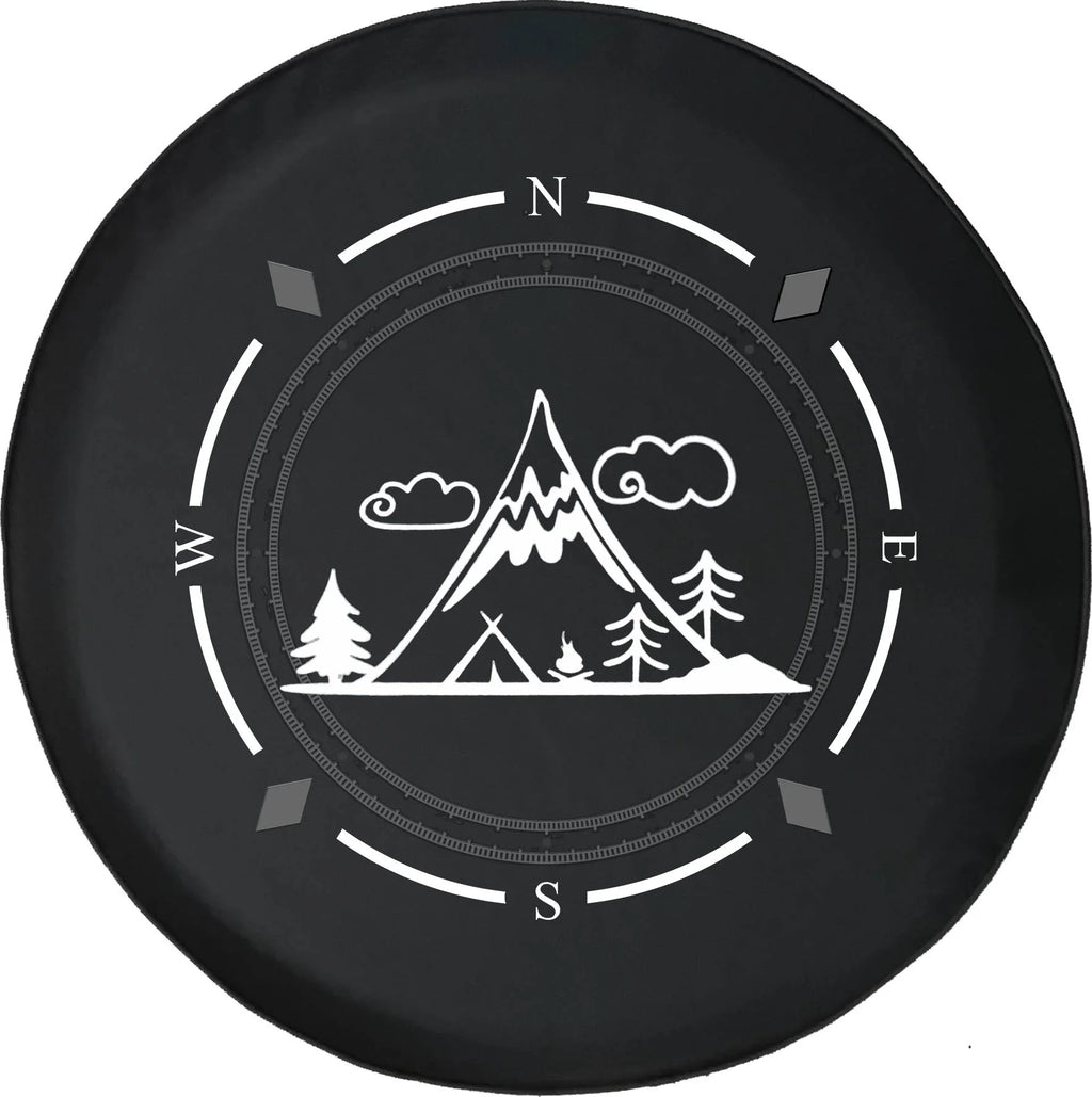 Compass Mountain Tent Camping Travel Hiking Wheel Covers N911