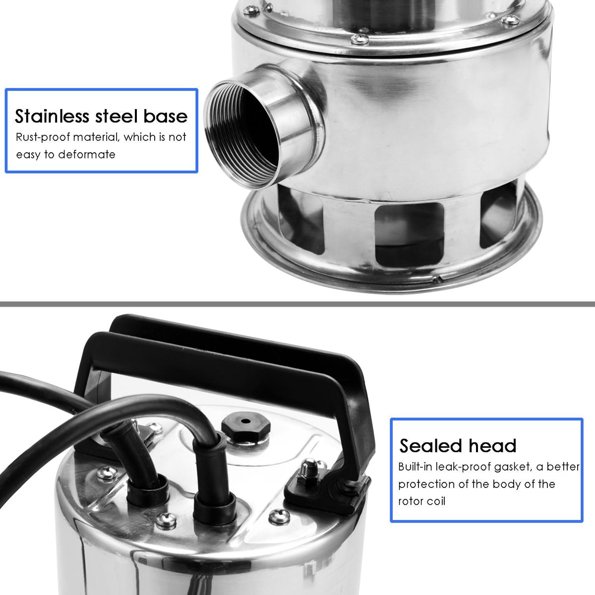 1.5 HP Stainless Steel Submersible Sump Pump K7947