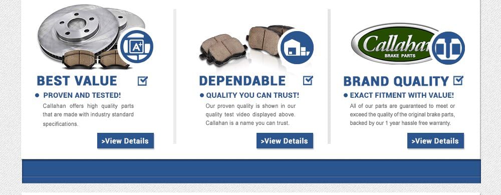 5 Lug 4 Rotors Brake Pads Clips F417544