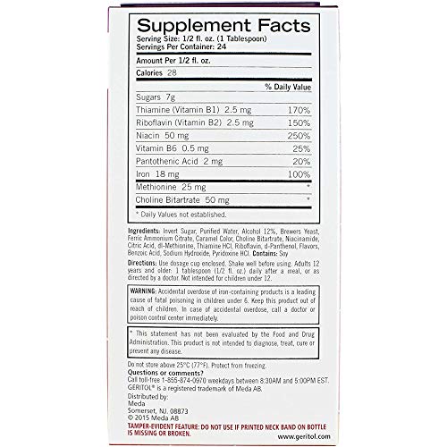 12 Fl Oz Pack of 2 B-Vitamins Liquid B834