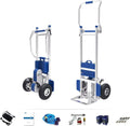 Electric Stair Climbing Hand Truck with Auto Edge Brake, 375LBS Capacity Aluminum Hand Truck Z1511