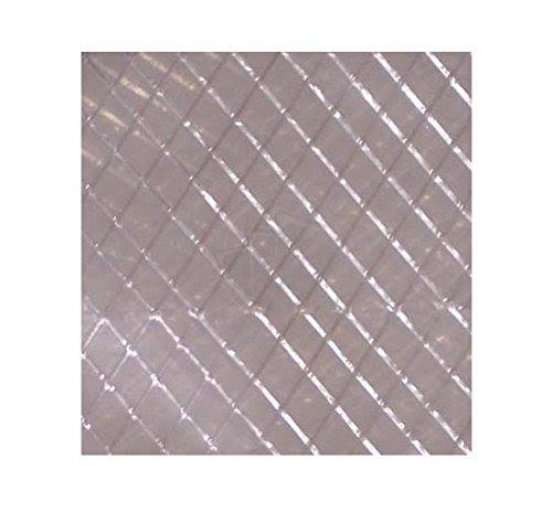 Plastic String Reinforced Poly Sheeting 40 Feet x 100 Feet 6 Mil Transparent White Z326695