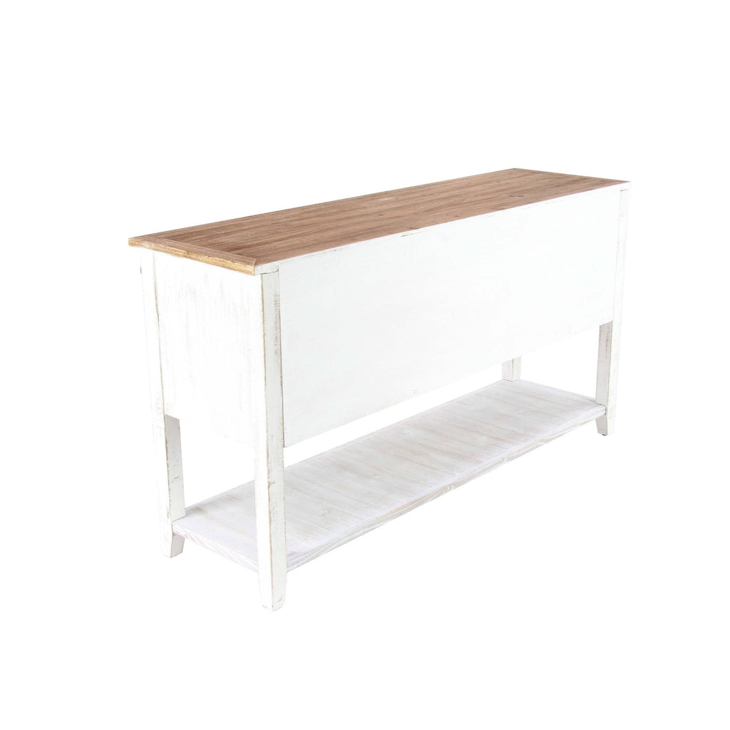 Wood and Metal Console Cabinet F8018