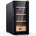 16L Electric Cigar Humidor Cabinet with Spanish Cedar Wood Shelves H8791