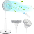 Adjustable Height Oscillating Pedestal Fan with Remote J283458