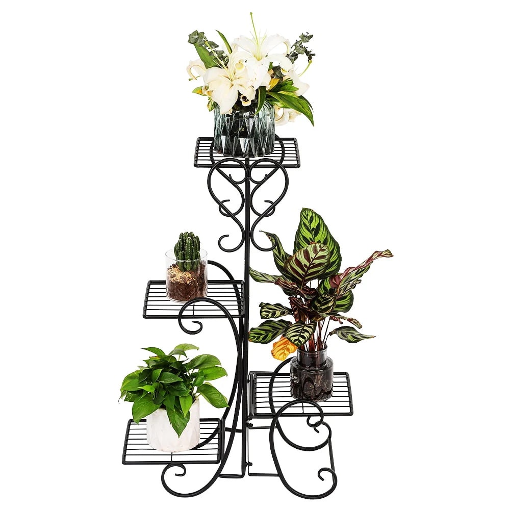 4-Layer Square Metal Plant Stand R940661