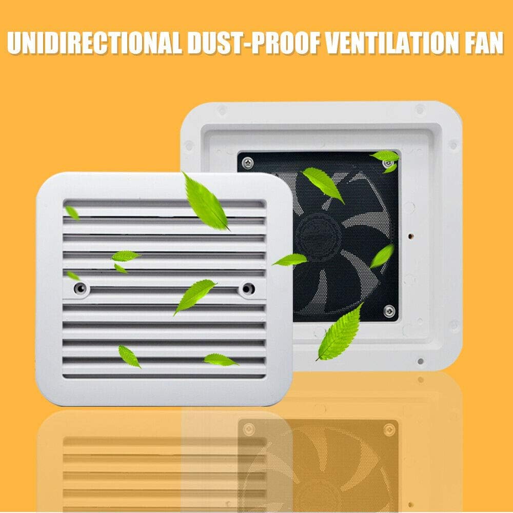 White Caravan Motorhome Side Ventilation Fan P27447