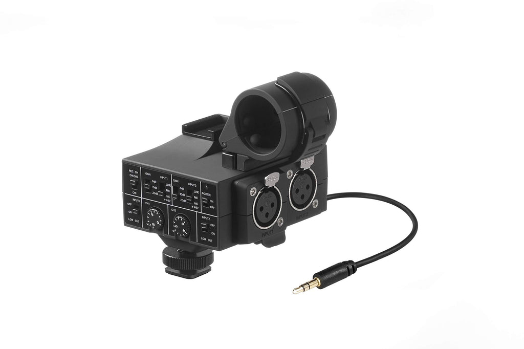 2-Channel XLR On-Camera Audio Adapter and Mixer P94546