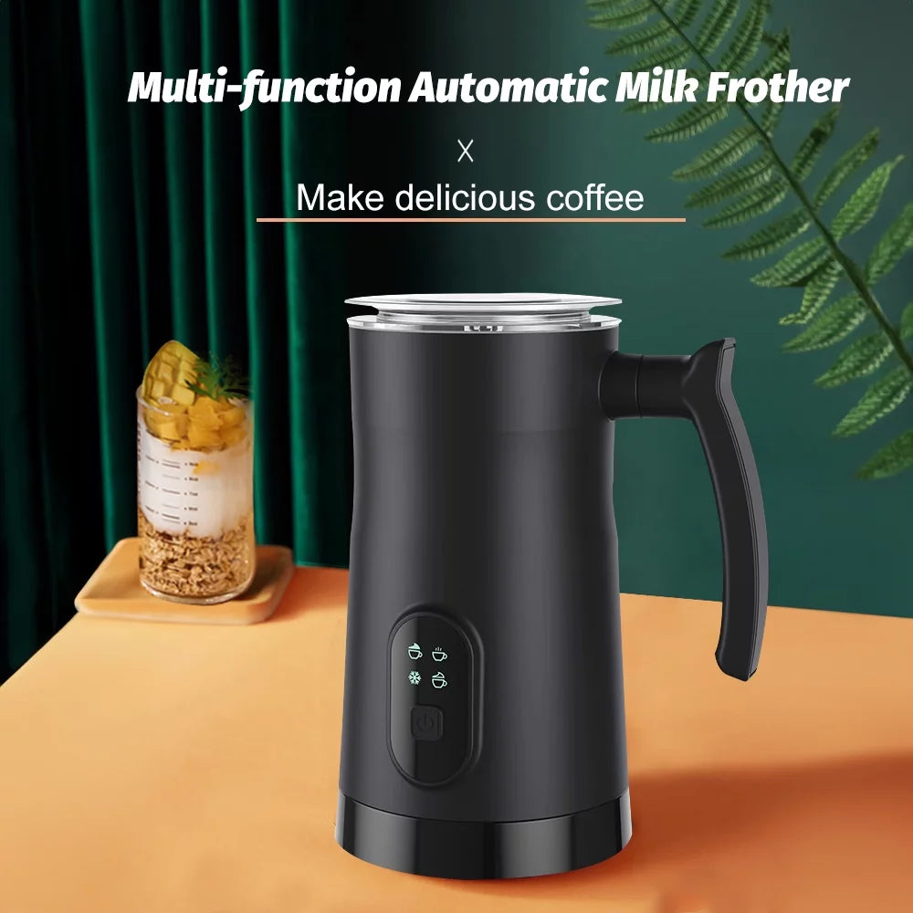 Electric Milk Frother and Steamer 4 in 1 Stainless Steel 400W 350ml H3621