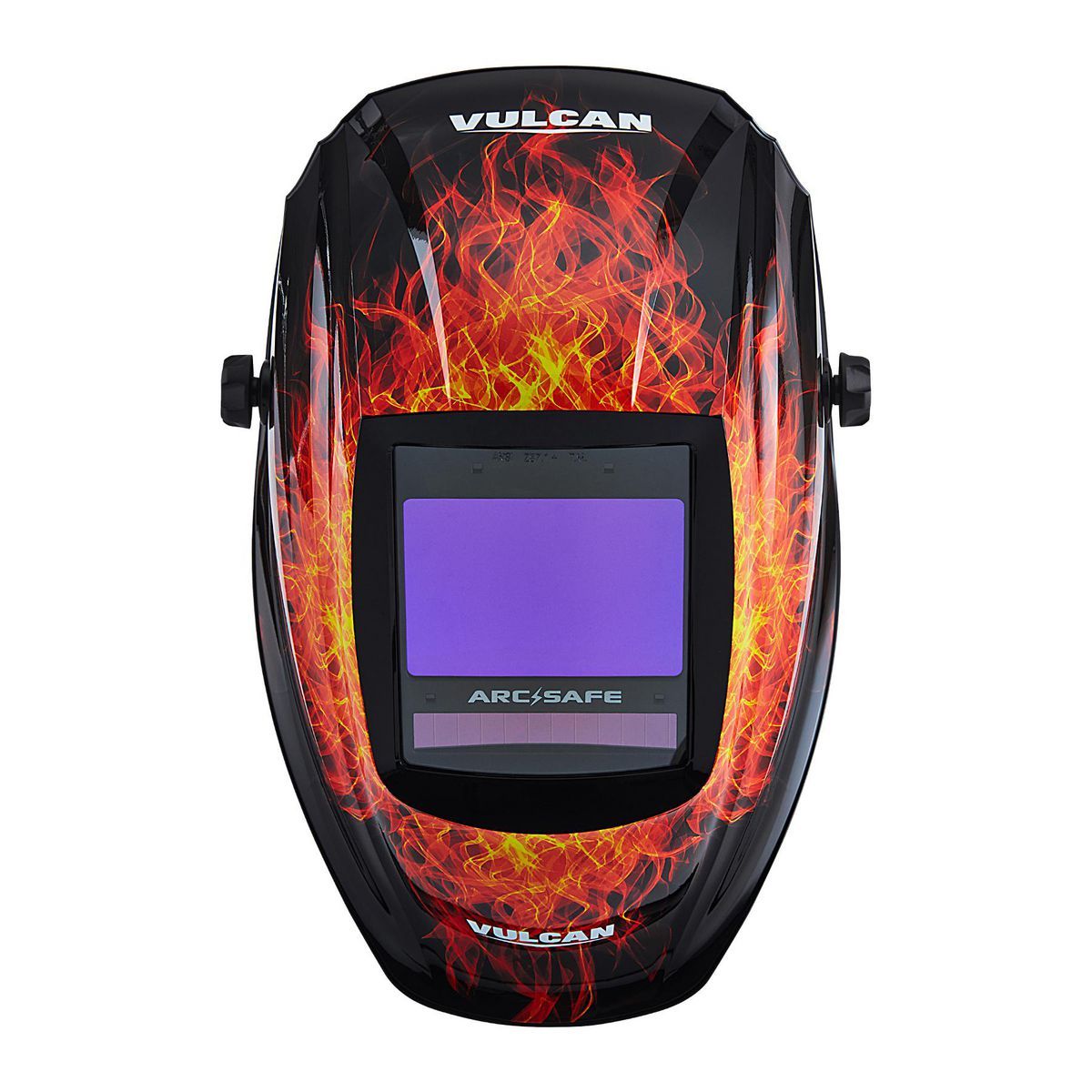 Auto-Darkening Welding Helmet with Flame Design J266