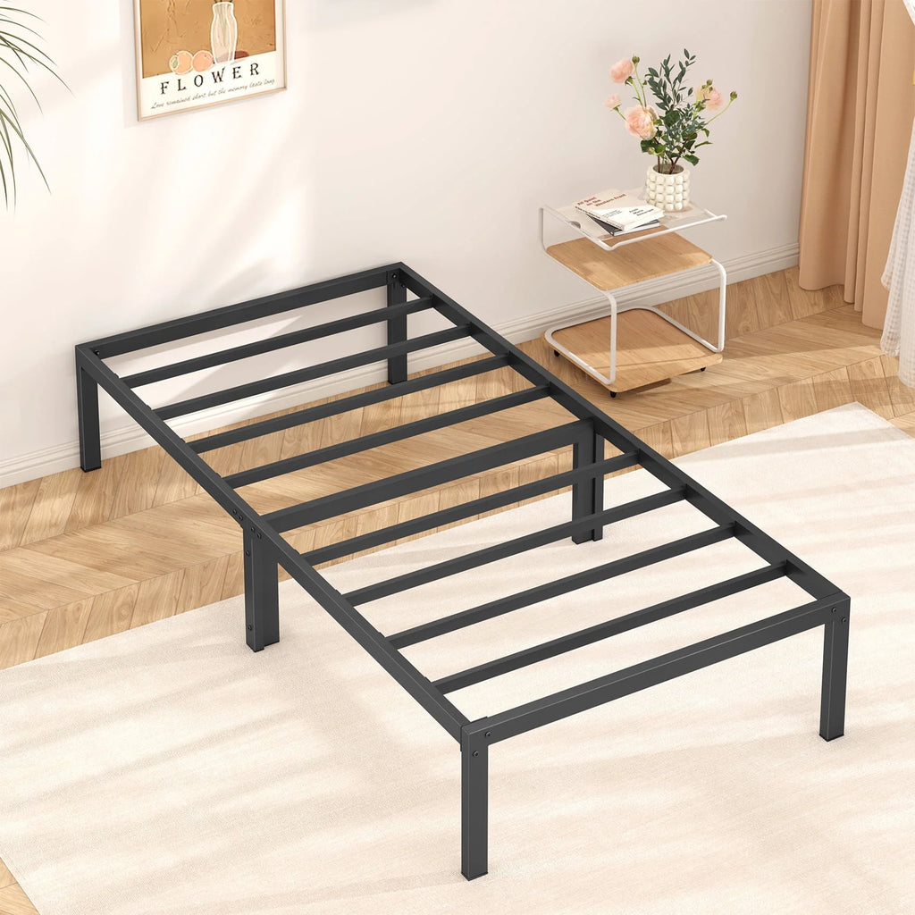 Queen Size Black Metal Platform Bed Frame K202195