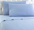 100% Cotton Flannel Sheet Set Light Blue King Size X10308