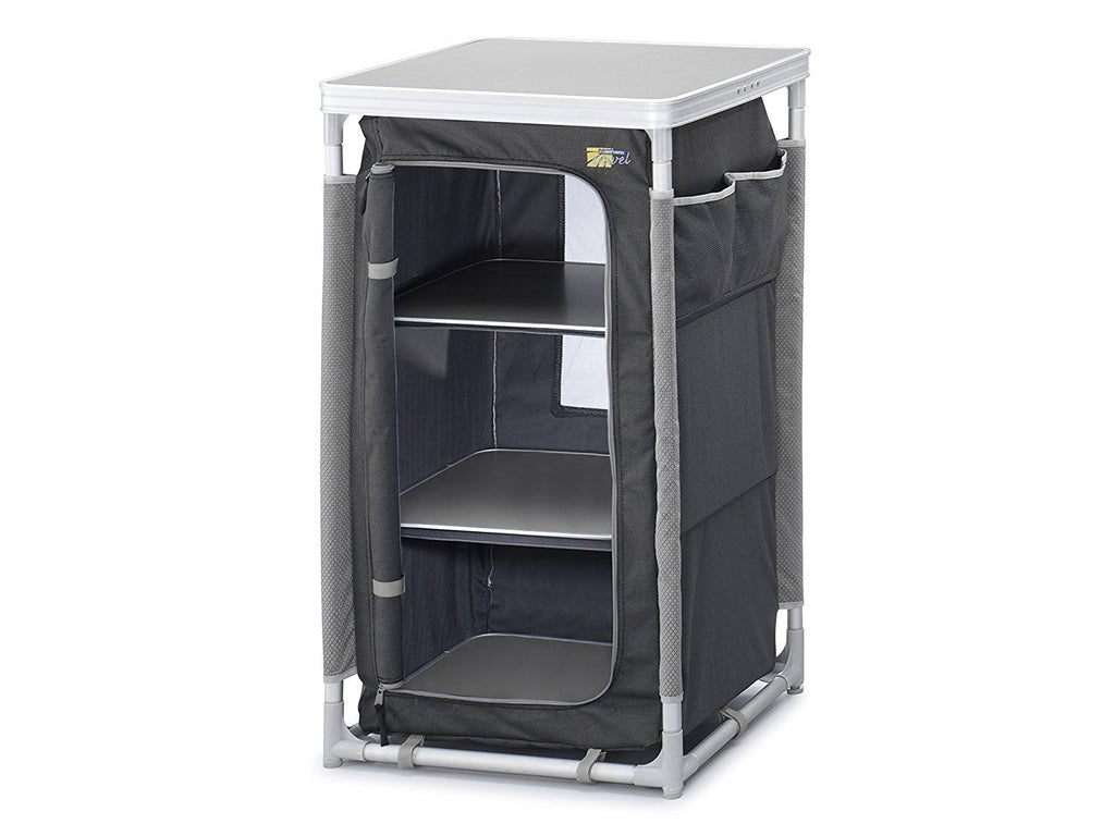 Travel Camping Cupboard with 4 Adjustable Feet and 3 Layers Y156