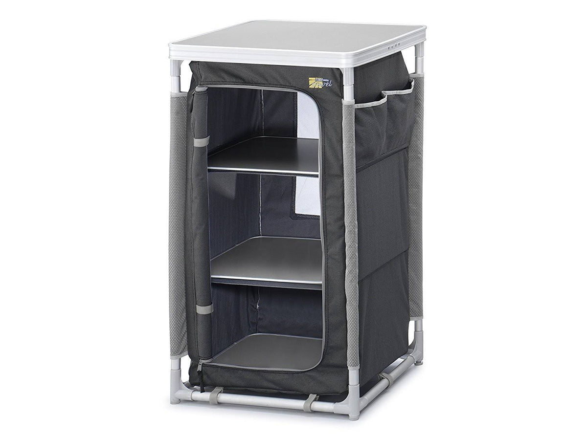 Travel Camping Cupboard with 4 Adjustable Feet and 3 Layers Y156