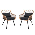 Wicker Outdoor Chairs Set of 2 with Cushions C3184