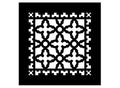 Black Aluminum Floor Grille Q59813