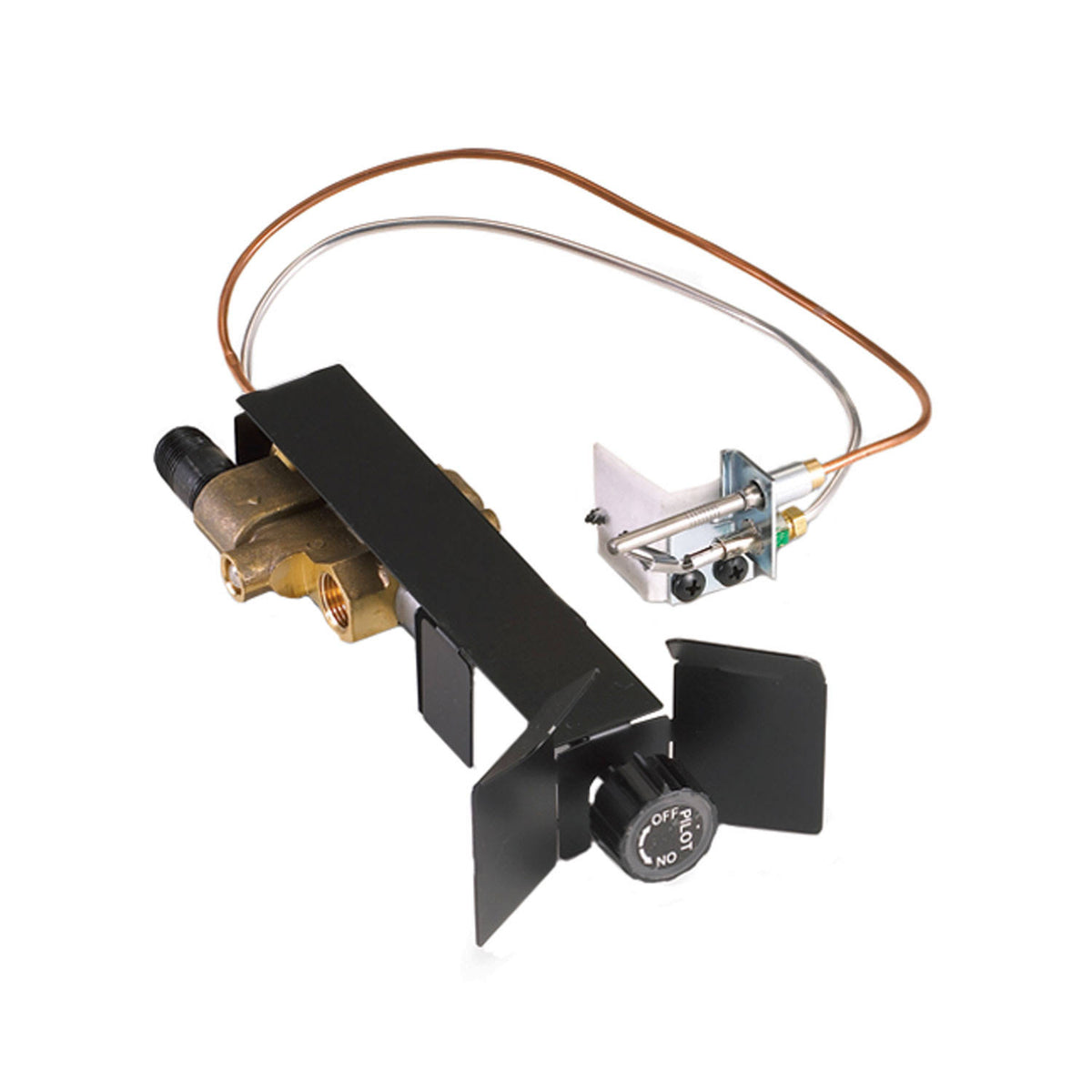 24x22 Vented Natural Gas Log Burner with Safety Pilot Kit Y472540
