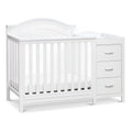 4-in-1 Convertible Mini Crib & Changer in White X714175