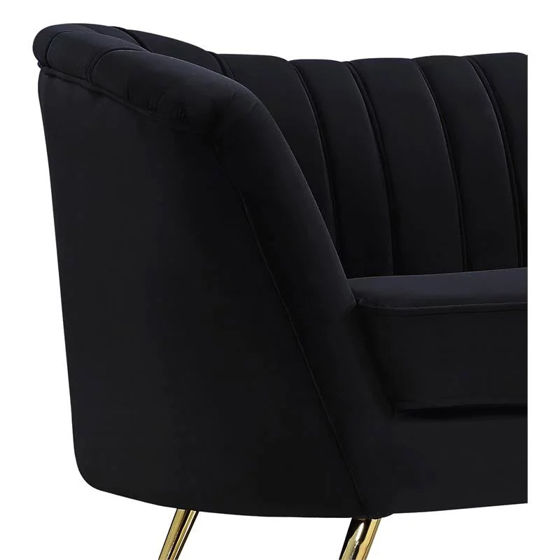 3-Piece Velvet Accent Chair Chaise & Loveseat E464682
