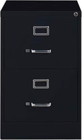 Black 2-Drawer Vertical File Cabinet E700485