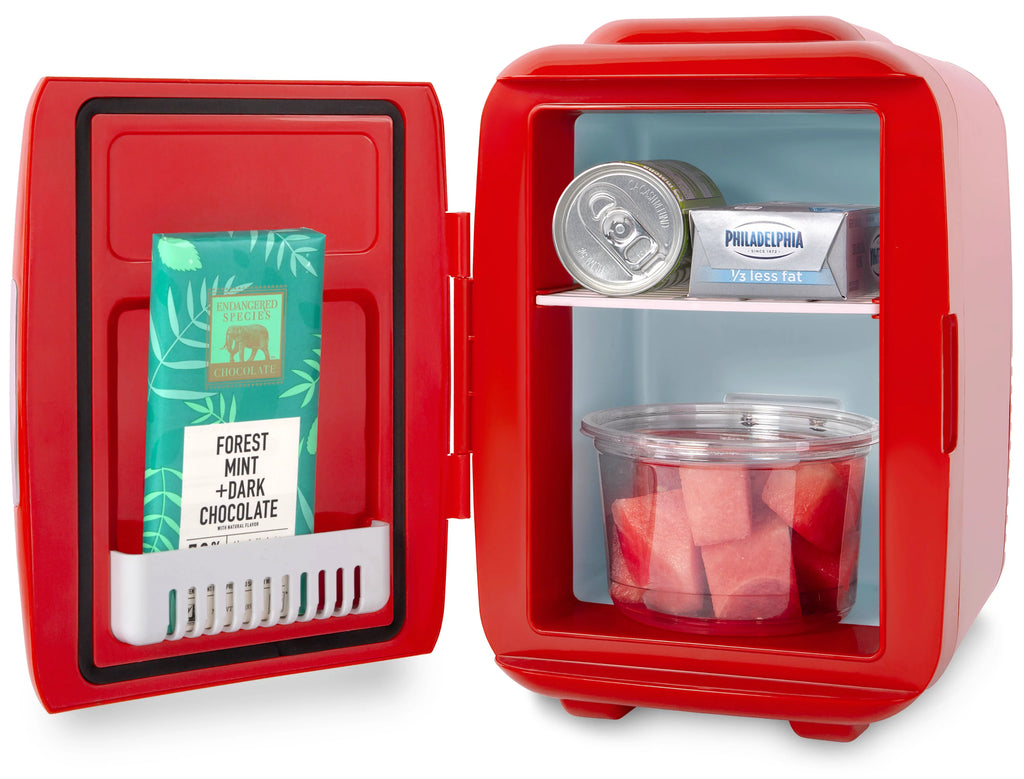 White 4-Liter Portable Cooler/Warmer Mini Fridge A223