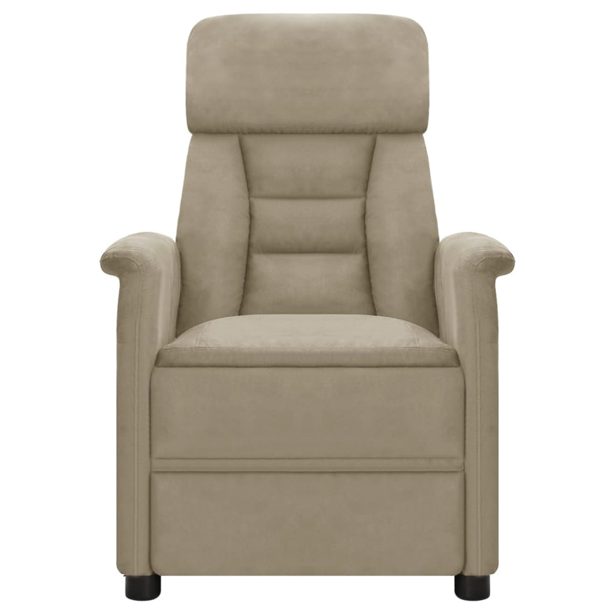 Electric Massage Recliner Faux Leather Sofa Chair with Adjustable Footrest and Side Pocket Z847