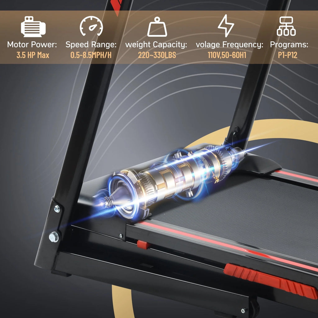 3.5 HP Folding Treadmill with Incline U39260