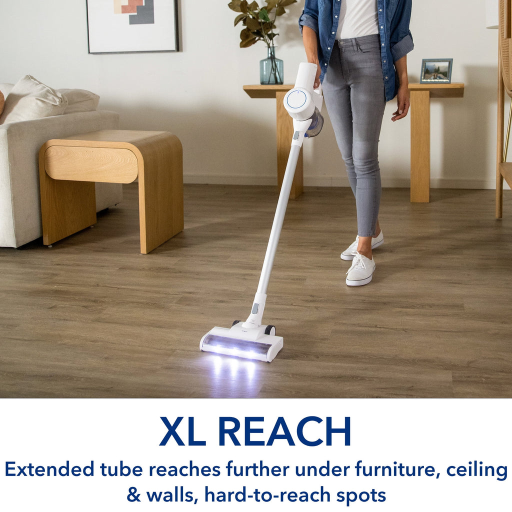 Cordless Stick Vacuum with HEPA Filtration and LED Headlight Q2470
