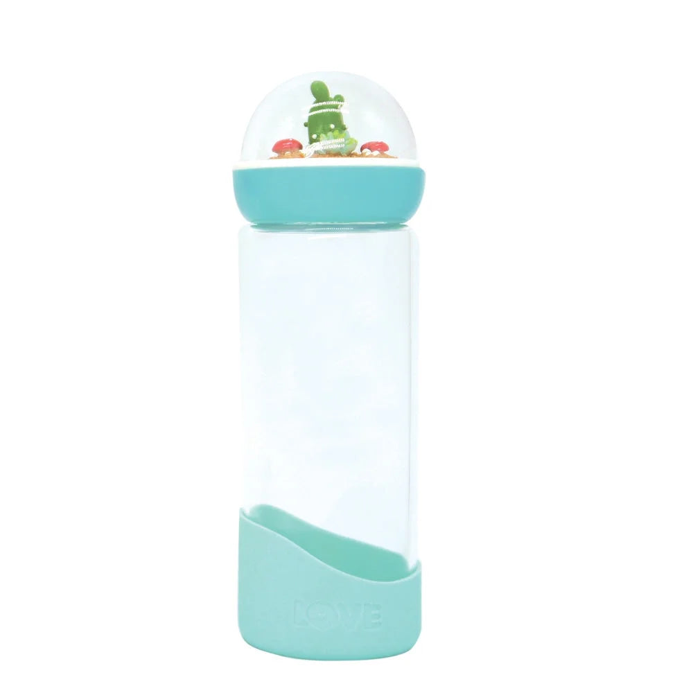 Blue Glass Water Bottle P8705