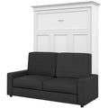 Contemporary Wood Queen Murphy Bed with Sofa A4871