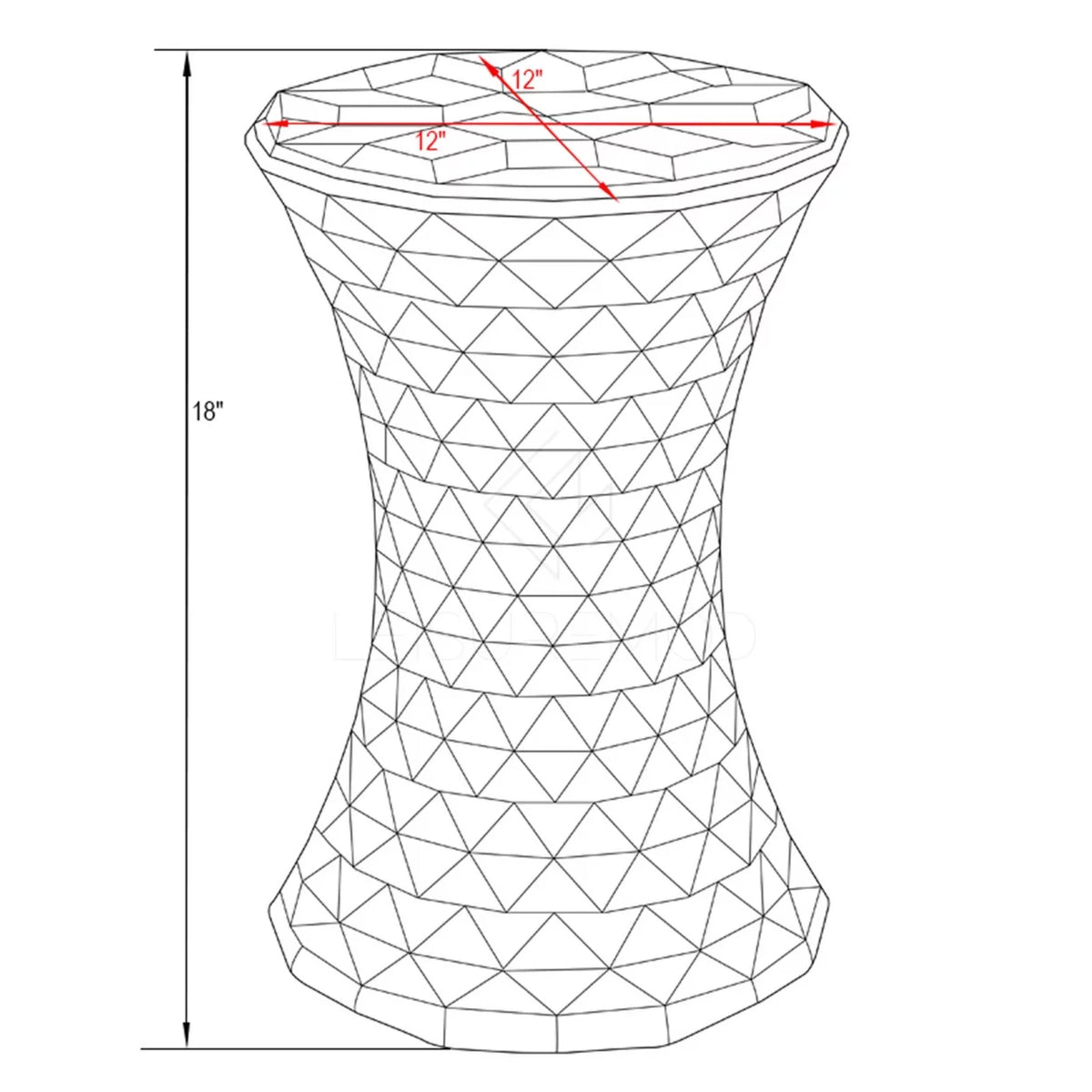 Plastic Side Table B5997
