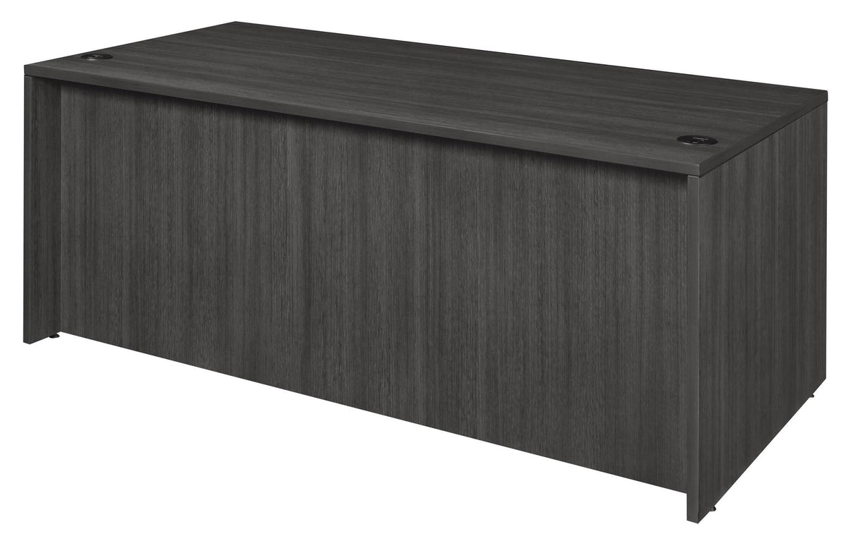 Mahogany Single Pedestal Desk J509